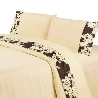 Cowhide Sheet Sets - Cream (7694488010984)