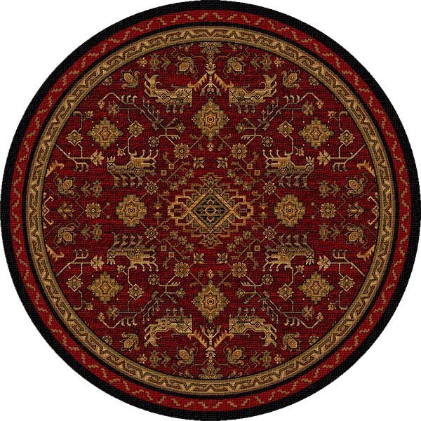 Cross Canyon Red Area Rug (7694488895720)