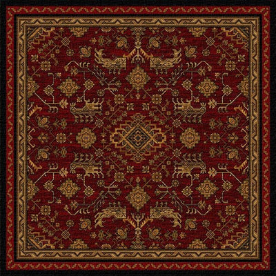 Cross Canyon Red Area Rug (7694488895720)