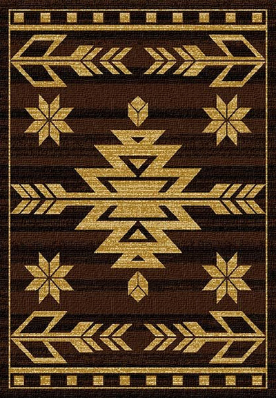 Kaibab Brown Southwestern Area Rug (7694548336872)