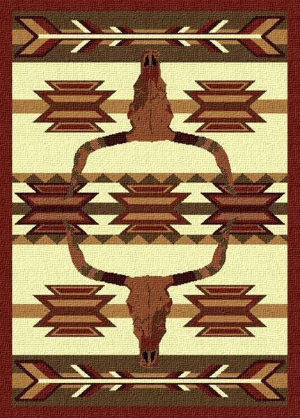 Longhorn Arrow Area Rug (7689326199016)