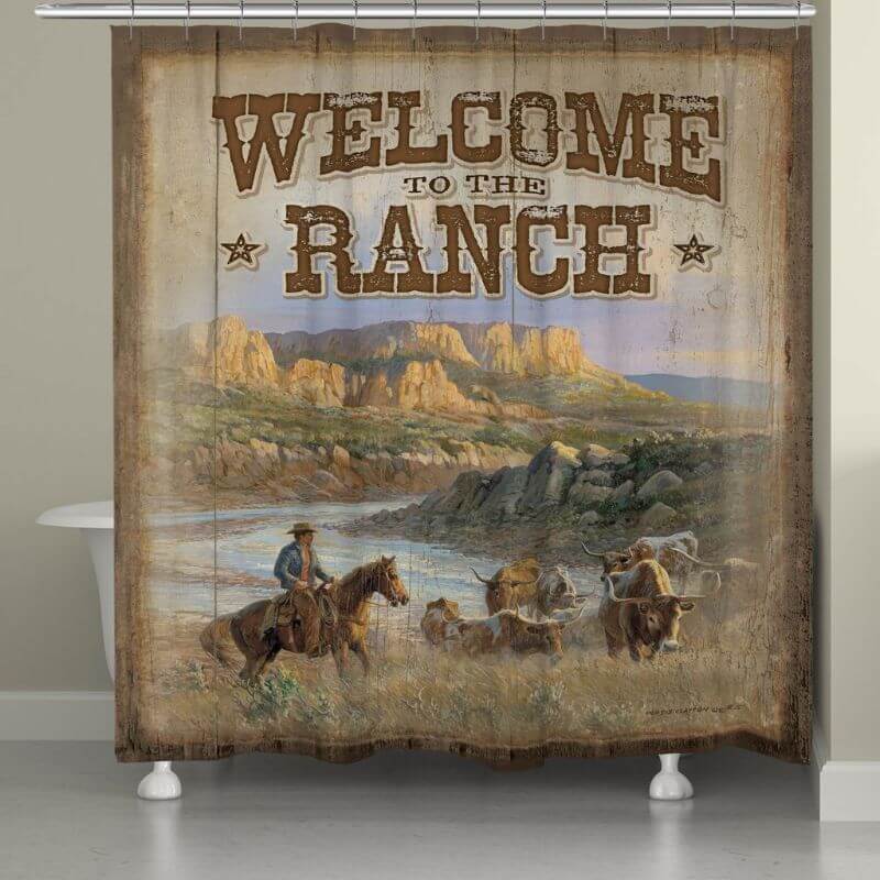 Ranch Life Shower Curtain (7689348546792)