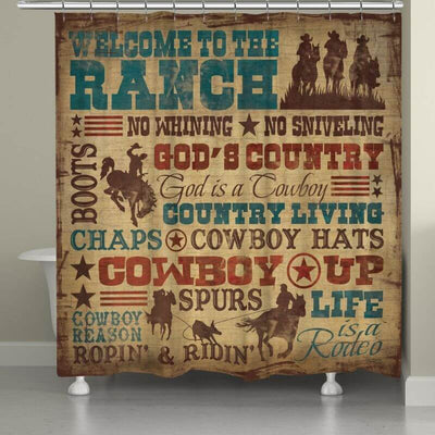 Ranch Living Shower Curtain (7689348677864)