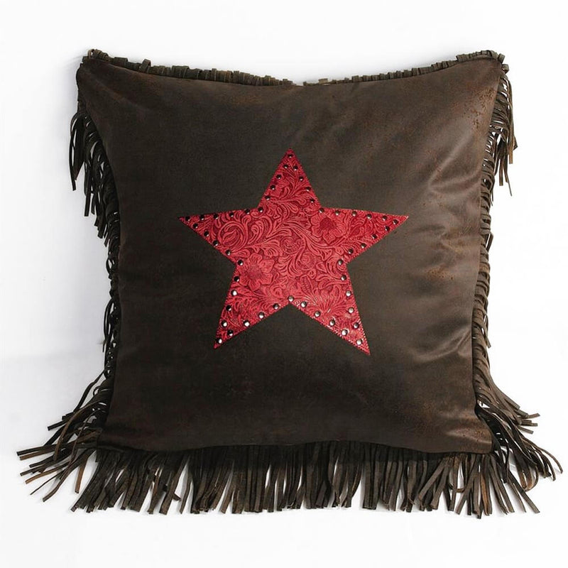 Red Star Pillow (7689350381800)