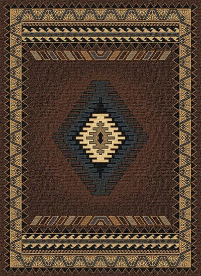 Saguaro Brown Area Rug (7694650245352)