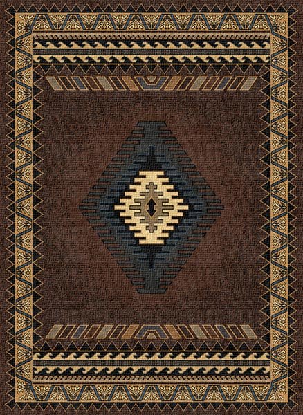 Saguaro Brown Area Rug (7694650245352)