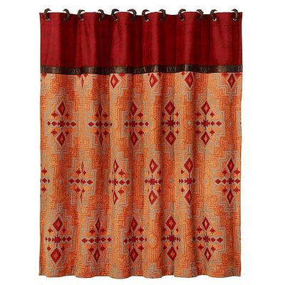 Saliz Mountain Sunset Shower Curtain (7689356673256)