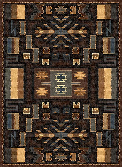 San Carlos Brown Area Rug (7694652702952)