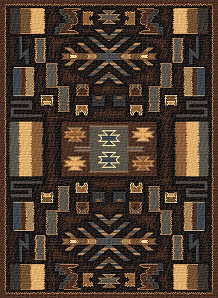 San Carlos Brown Area Rug (7694652702952)