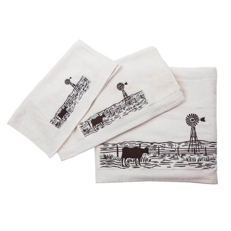 The Ranch Ivory Bath Towel Set (7689367388392)