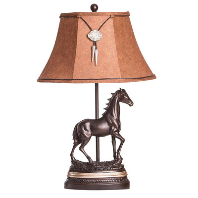 Western Horse Table Lamp (7689376301288)