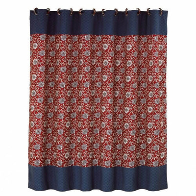 Western Rose Shower Curtain (7689376530664)