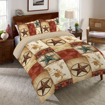 Western Star Patch Comforter (7694710538472)