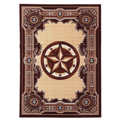 Western Traditions Chocolate Theme Rug (7694711095528)