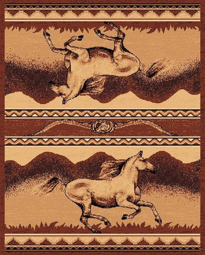 Wild Mountain Horse Area Rug (7694718009576)